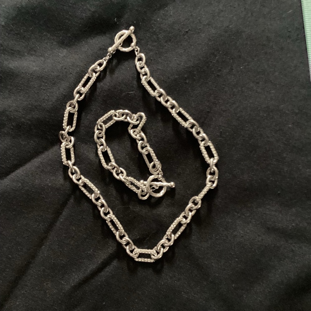 Silver Necklace and matching Bracelet